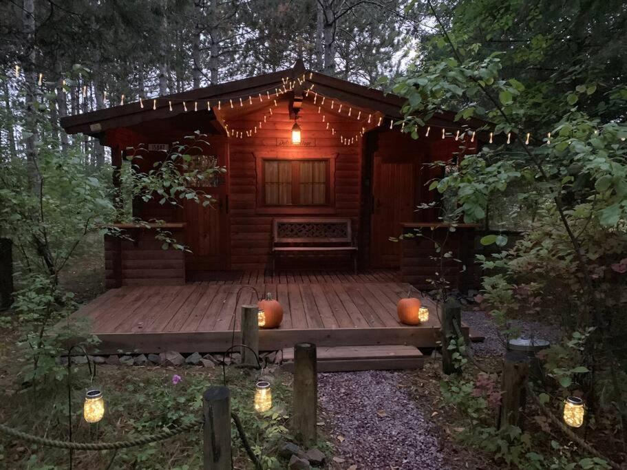 Fancy Fireflies Cabin Hayward Exterior foto
